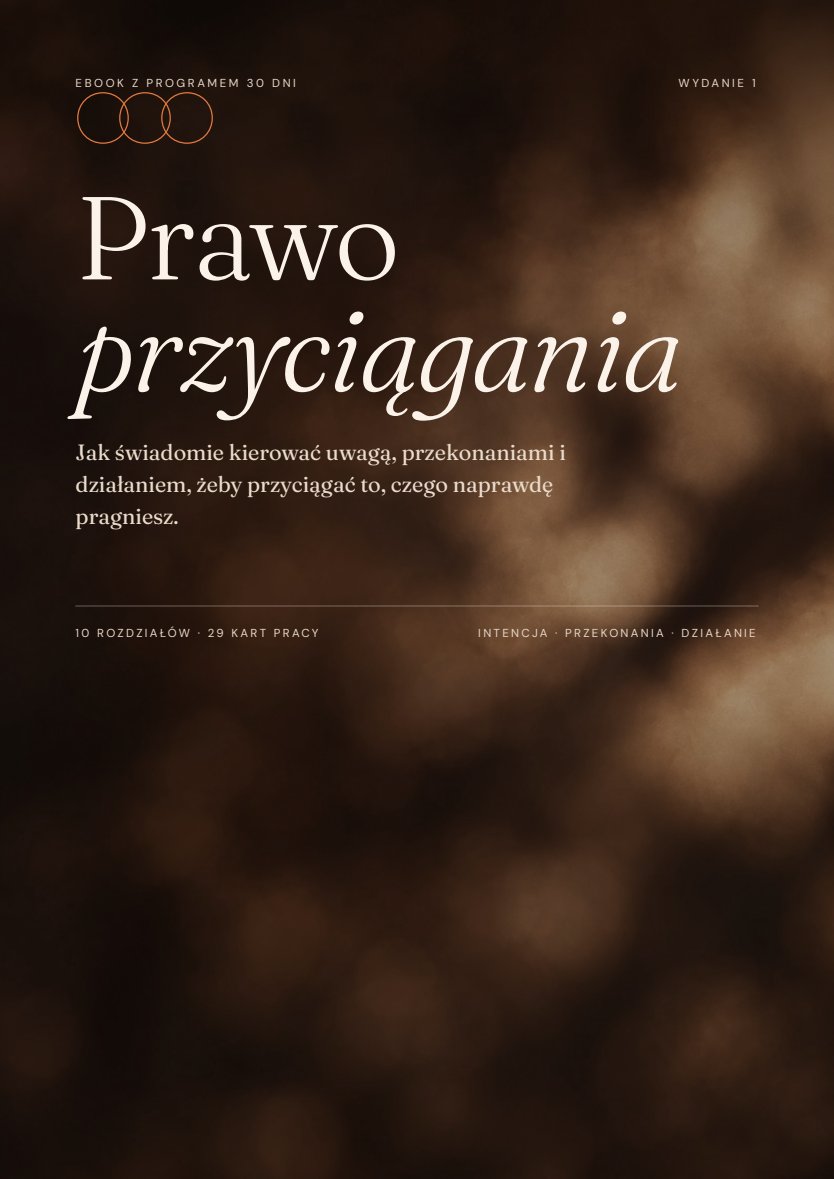 Okładka ebooka Prawo przyciągania