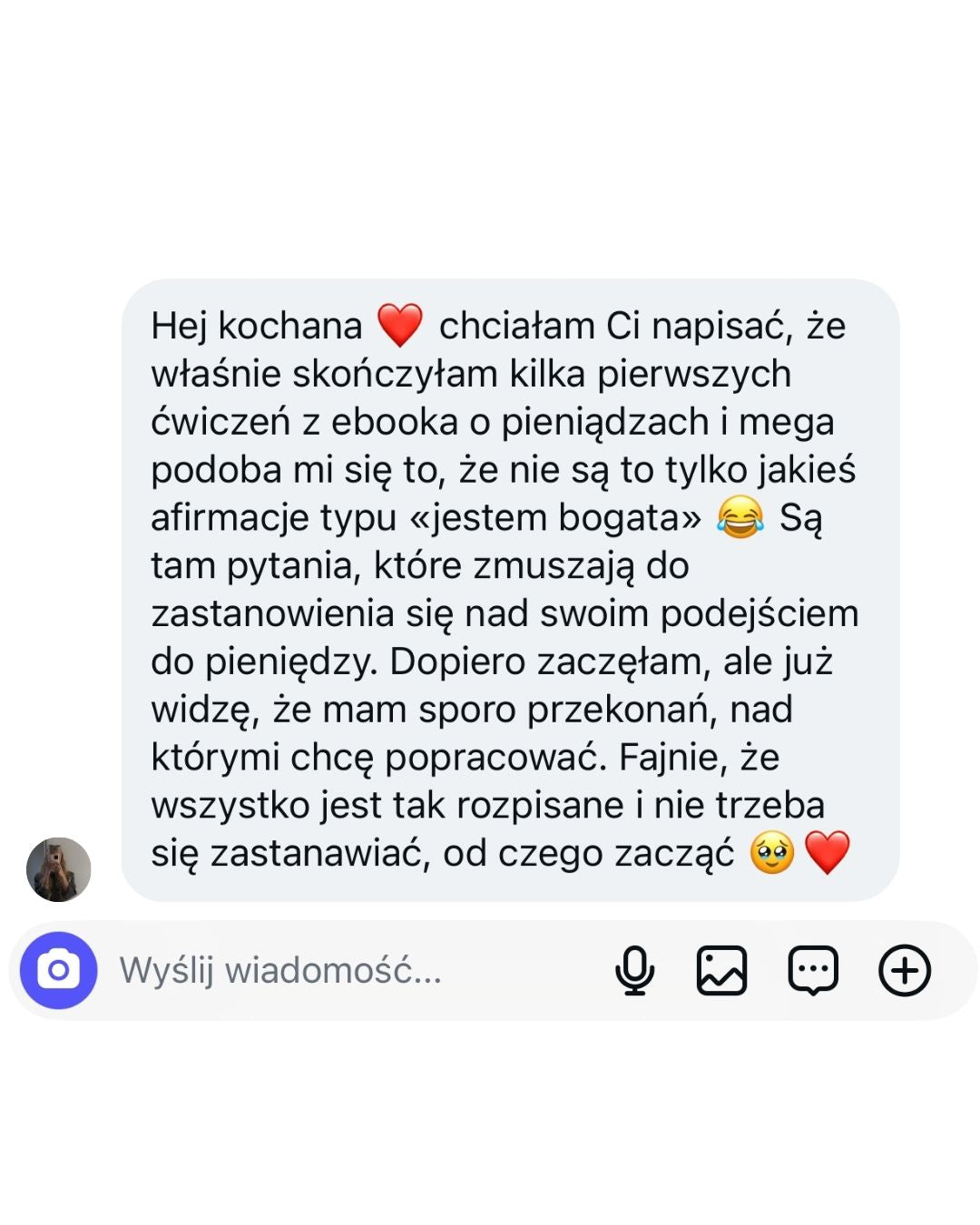 Opinia klientki o ebooku